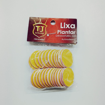 LIXA PLANTAR T E J CUTELARIA GRAMATURA 220 AUTOADESIVA C/25