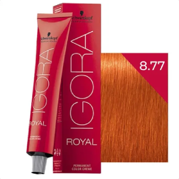 TINTA IGORA ROYAL 8.77 LOURO CLARO COBRE CINZA