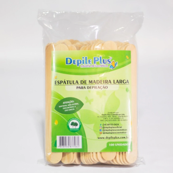 ESPÁTULA PARA DEPILAÇÃO DEPILE PLUS C/100