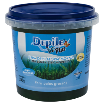 CERA DEPILATÓRIA CORPORAL DEPILE ALGAS MARINHAS 290G