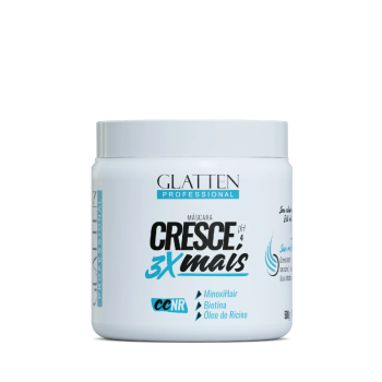 MÁSCARA GLATTEN CRESCE 3X MAIS 500G