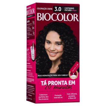 TINTA BIOCOLOR 3.0 CASTANHO ESCURO CHIQUE