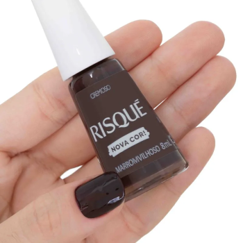 ESMALTE RISQUÉ NOVA COR MARROMVILHOSO