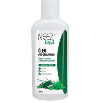 ÓLEO PÓS-DEPILATÓRIO NEEZ ALOE VERA E MENTOL 140ML