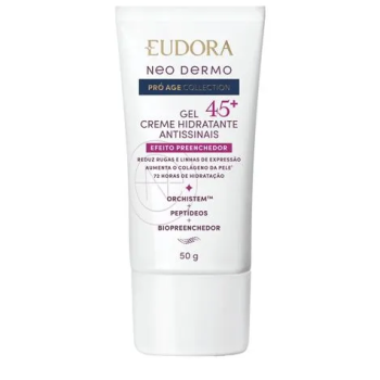 GEL CREME HIDRATANTE FACIAL EUDORA NEO DERMO 45+ ANTISSINAIS 50G