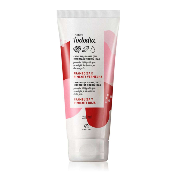 HIDRATANTE CORPORAL NATURA TODODIA FRAMBOESA E PIMENTA VERMELHA 200ML