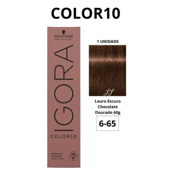 TINTA IGORA ROYAL 6.65 LOURO ESCURO CHOCOLATE DOURADO