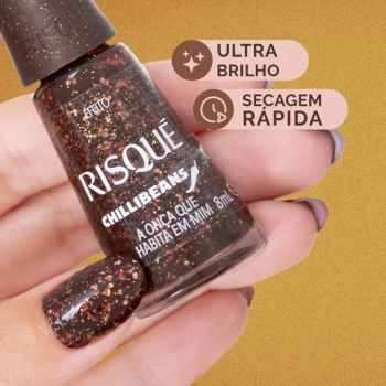ESMALTE RISQUÉ CHILLIBEANS A ONÇA QUE HABITA EM MIM