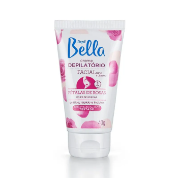 CREME DEPILATÓRIO FACIAL DEPIL BELLA PÉTALAS DE ROSA 40G