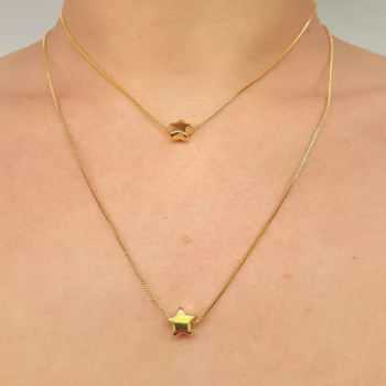 BIJU - COLAR DOURADO - 94278