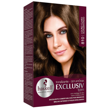 TONALIZANTE HASKELL EXCLLUSIV TOM 810 LOURO CLARO ACINZENTADO