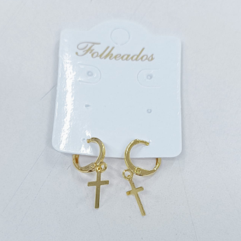 BIJU - BRINCO ARGOLA CRUZ