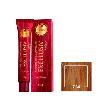 TINTA HASKELL EXCLLUSIV 7.34 CARAMELO