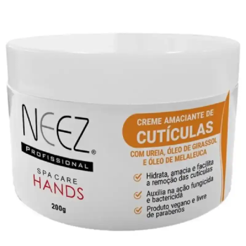 AMOLECEDOR DE CUTÍCULAS NEEZ UREIA, OLEO DE GIRASSOL E MELALEUCA 200G