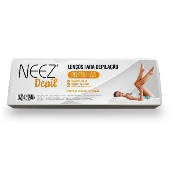 LENÇO PARA DEPILAÇÃO NEEZ DEPIL C/20