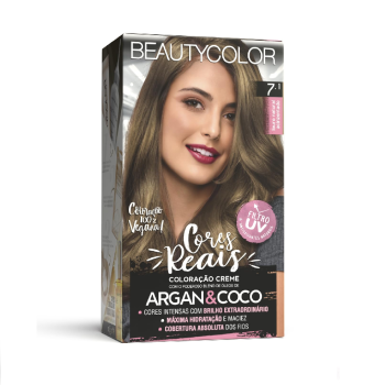 TINTA BEAUTYCOLOR 7.1 LOURO NATURAL ACIZENTADO