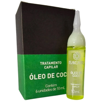 AMPOLA ISACARE ÓLEO DE COCO 10ML