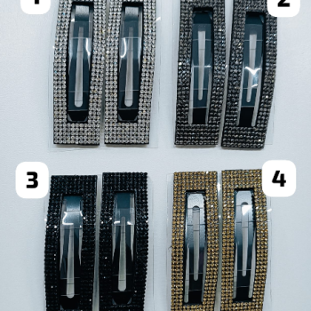 PAR DE TIC TAC COM STRASS DAFU