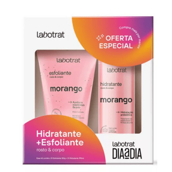KIT LABOTRAT HIDRATANTE + ESFOLIANTE MORANGO