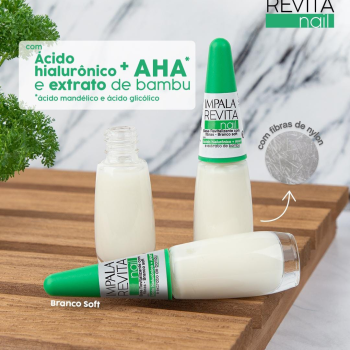 ESMALTE IMPALA REVITA NAIL BRANCO SOFT