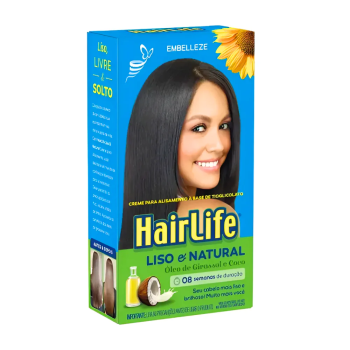 CREME PARA ALISAMENTO HAIR LIFE LISO & NATURAL