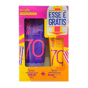 KIT PROTETOR SOLAR RICOSOL FPS 70