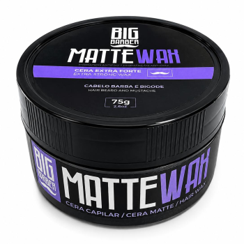 POMADA CAPILAR BIG BARBER MATTE WAX EXTRA FORTE 75G