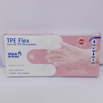 LUVA VOLK TPE FLEX M C/ 100