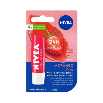 LIP BALM NIVEA MORANGO 4,8G