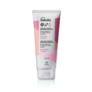 HIDRATANTE CORPORAL NATURA TODODIA NOZ PECÃ E CACAU 200ML