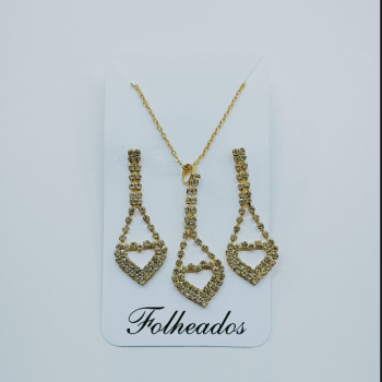 BIJU - CONJUNTO DOURADO