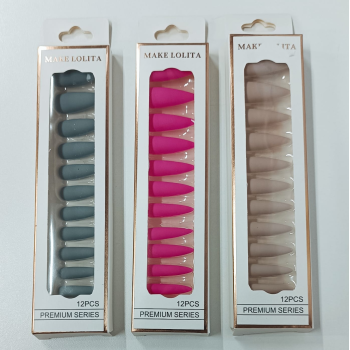 UNHA POSTIÇA MAKE LOLITA C/12