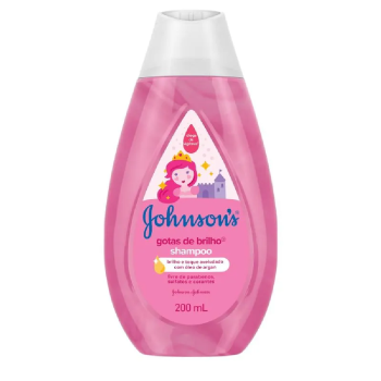 SHAMPOO JOHNSONS GOTAS DE BRILHO 200ML