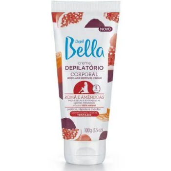 CREME DEPILATÓRIO CORPORAL DEPIL BELLA ROMÃ E AMÊNDOA 100G