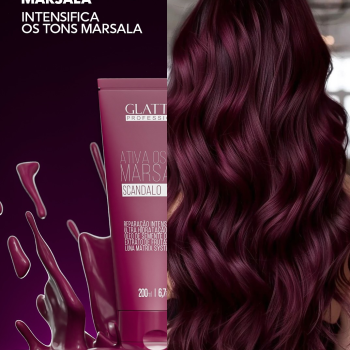 MÁSCARA MATIZADORA GLATTEN SCANDALO 200ML