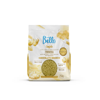 CERA DEPILATÓRIA QUENTE DEPIL BELLA CHOCOLATE BRANCO CONFETE 250G