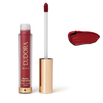BATOM LÍQUIDO EUDORA MAKE BORDO AVELUDADO 4ML