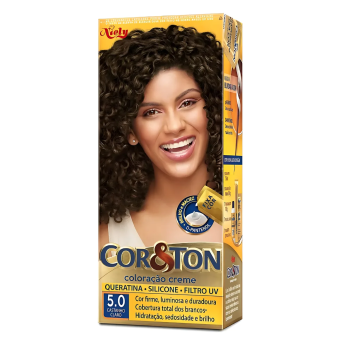 TINTA COR & TON 5.0 CASTANHO CLARO