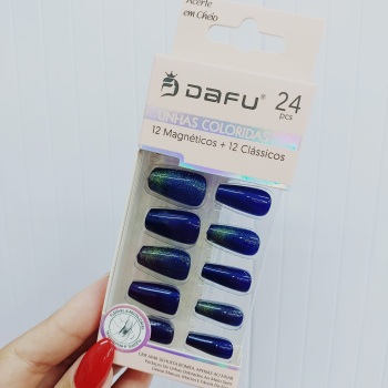UNHA POSTIÇA DAFU COM 24 AUTOCOLANTE MAGNÉTICA  DF65UP3120