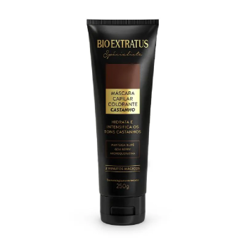 MÁSCARA BIO EXTRATUS COLORANTE CASTANHO 250G