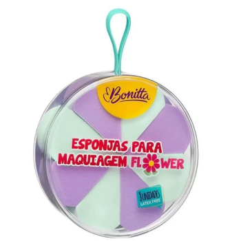 ESPONJA PARA SOBRANCELHA BONITTA FLOWER C/8