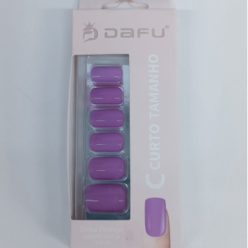 UNHA POSTIÇA DAFU COM 24 AUTOCOLANTE CURTA UP0670051616