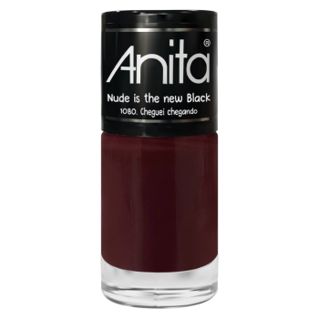 ESMALTE ANITA NUDE IS THE NEW BLACK CHEGUEI CHEGANDO