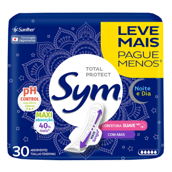 ABSORVENTE SYM NOTURNO C/30