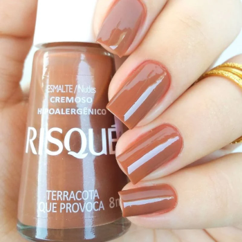 ESMALTE RISQUÉ NOVOS NUDES TERRACOTA QUE PROVOCA