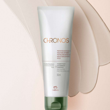 PROTETOR SOLAR NATURA CHRONOS ANTIOLEOSIDADE REDUTOR DE POROS FPS30 50ML