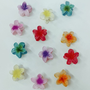 PIRANHA ACRÍLICO FLOR COLORIDA PEQUENA