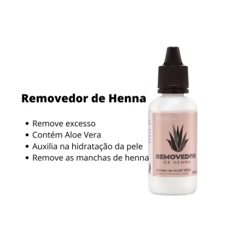 REMOVEDOR DE HENNA MENELA 30ML