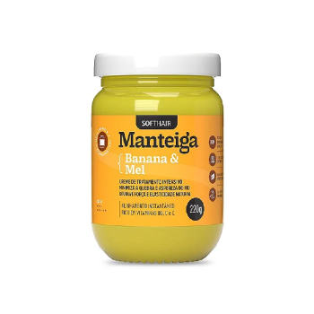 MANTEIGA SOFTHAIR BANANA E MEL 220G