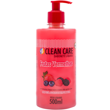 SABONETE LÍQUIDO CLEAR CARE FRUTAS VERMELHAS 500ML
